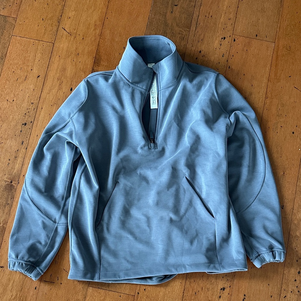 Lululemon Women’s Full length  Blue Quarter-Zip Pullover